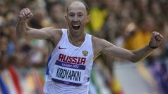 Vítěz chodeckého maratonu Sergej Kirďapkin z Ruska