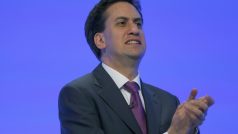 Lídr britské Labouristické strany Ed Miliband na konferenci strany v Manchesteru