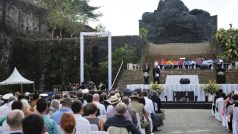 Austraslká premiérka Julia Gillardová při svém projevu při10. výročí útoků na Bali