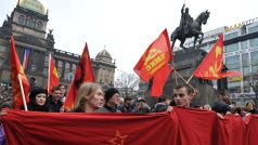 Demostrace proti vládní politice na Václavském náměstí, 17.listopad 2012