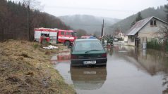 Osada Lipec v obci Oloví na Sokolovsku. Zde byla nejhorší situace zatopených několik domů