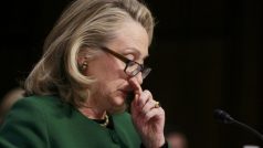 Americká ministryně zahraničí Hillary Clintonová při emotivním projevu v Kongresu