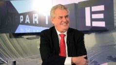 Nastupující prezident Miloš Zeman v pořadu Partie televize Prima