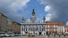 České Budějovice: náměstí Přemysla Otakara II., radnice