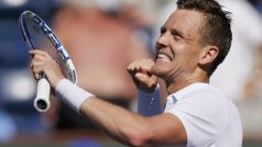 Tomáš Berdych po vítězství nad Jihoafričanem Andersonem