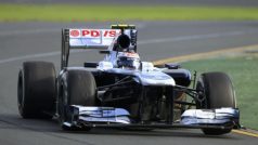 Valtteri Bottas během tréniku na Velkou cenu Austrálie