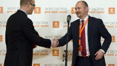 Sobotka a první místopředseda Michal Hašek