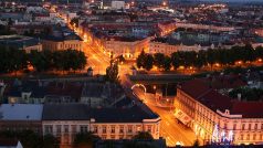 Pohled z Bílé věže na panorama Hradce Králové