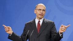 Italský premiér Enrico Letta chce o nutnosti změny evropské politiky přesvědčit Brusel