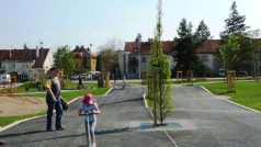 Centrální park v Zahradním Městě se proměnil v dětský ráj