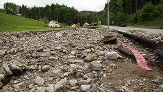 Povodně poničily i národní park v Krkonoších - Svoboda nad Úpou