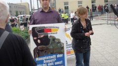 Příznivců krajně populistické Pro Deutschland do Berlína příliš nedorazilo