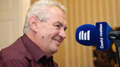 Prezident republiky Miloš Zeman v Hovorech z Lán