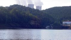Upuštěná přehrada přehrada Mohelno