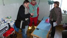 Zdravotnické středisko české organizace Člověk v tísni v Kyjevě