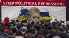 Julija Tymošenková na plakátu