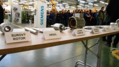 Ukázka elektromotoru v mohelnickém Siemensu