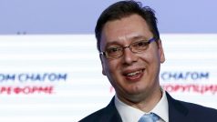 Lídr Srbské pokrokové strany Alexandr Vučič