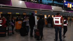 Letiště Frankfurt nad Mohanem během třídenní stávky pilotů Lufthansy
