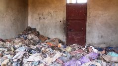 Památník rwandské genocidy v bývalé škole v Murambi