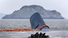 Záchranná operace u korejského trajektu Sewol