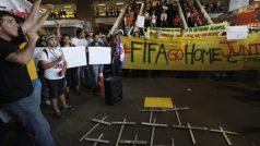 V brazilských městech se protestovalo proti mistrovství světa ve fotbale