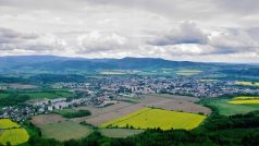 Šumperk pohledem z rozhledny