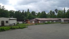 Hrobčice na Teplicku. Areál Červeného Újezdu