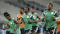 Nigerijští fotbalisté se chystají na první vystoupení na MS, nastoupí proti Íránu