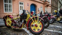 Praha. V rámci akce All Indian Weekend zavítaly motockly značky Indian i na Loretánské náměstí