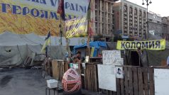 Ukrajina, Kyjev. Majdan na počátku července