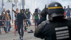 Propalestinská demonstrace v Paříži
