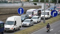 Doprava, dopravní zácpa, auto, kolona