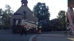 Havlíčkův Brod - oprava mostu u kostela svaté Kateřiny