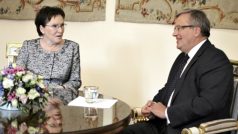 Ewu Kopaczovou pověřil sestavením vlády prezident Bronislaw Komorowski