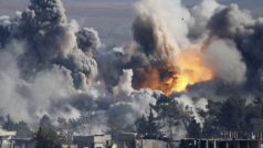 Syrské město Kobani po úderu amerického letectva. 18. 10. 2014