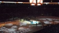 Slavnostní ceremoniál před zápasem Toronto - Pittsburgh