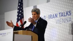 Americký ministr zahraničí John Kerry na jednání o íránském jaderném programu ve Vídni