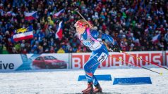 Gabriela Soukalová vybojovala ve stíhacím závodu páté místo