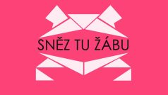 Logo festivalu francouzského divadla Sněz tu žábu