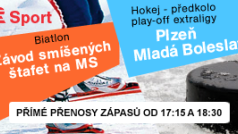 Biatlon + hokej