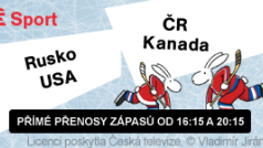 MS v hokeji: Rusko - USA a ČR - Kanada