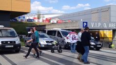 fanoušci hokejového mistrovství (Praha, O2 aréna)