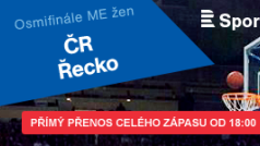 Basketbalové osmifinále žen: ČR - Řecko