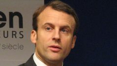 Centristický kandidát Emmanuel Macron