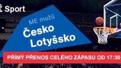 ME mužů v basketbale: ČR - Lotyšsko