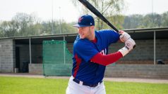 Pálkař Jakub Sládek hrál baseball v Americe i v Japonsku, teď hraje o český titul s pražskou Kotlářkou