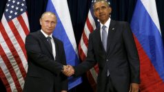 Ruský prezident Vladimir Putin a šéf Bílého domu Barack Obama se sešli na Valném shromáždění OSN v New Yorku