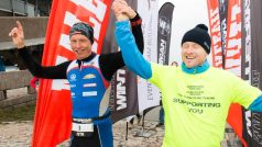 Vítěz prvního ročníku extrémního Winterman triatlonu Petr Vabroušek