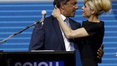 Kandidát na argentinského prezidenta levicové vládní koalice a guvernér provincie Buenos Aires Daniel Scioli